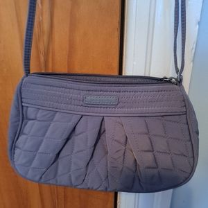 Solid gray Vera Bradley crossbody